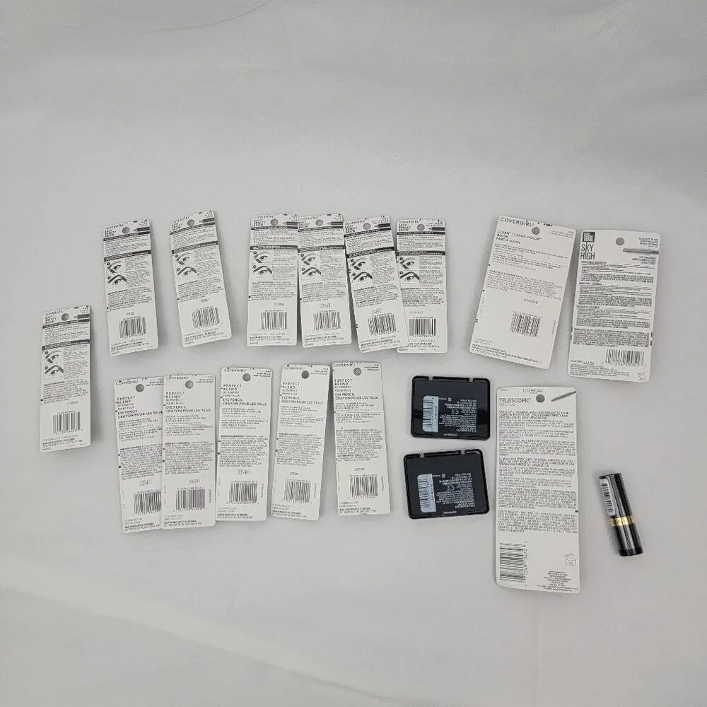 COVERGIRL Easy Breezy Brow Pencils BLACK 2pk LOT Eyeliner Mascara Mixed Bundle - Picture 12 of 16